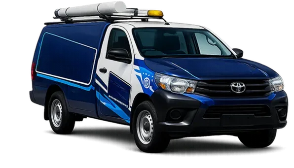 Licensed plumber van servicing Burwood